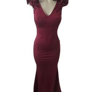 Burgundy Maxi Dress